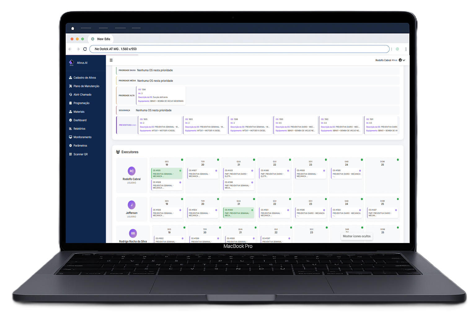 Gestão de Corretivas