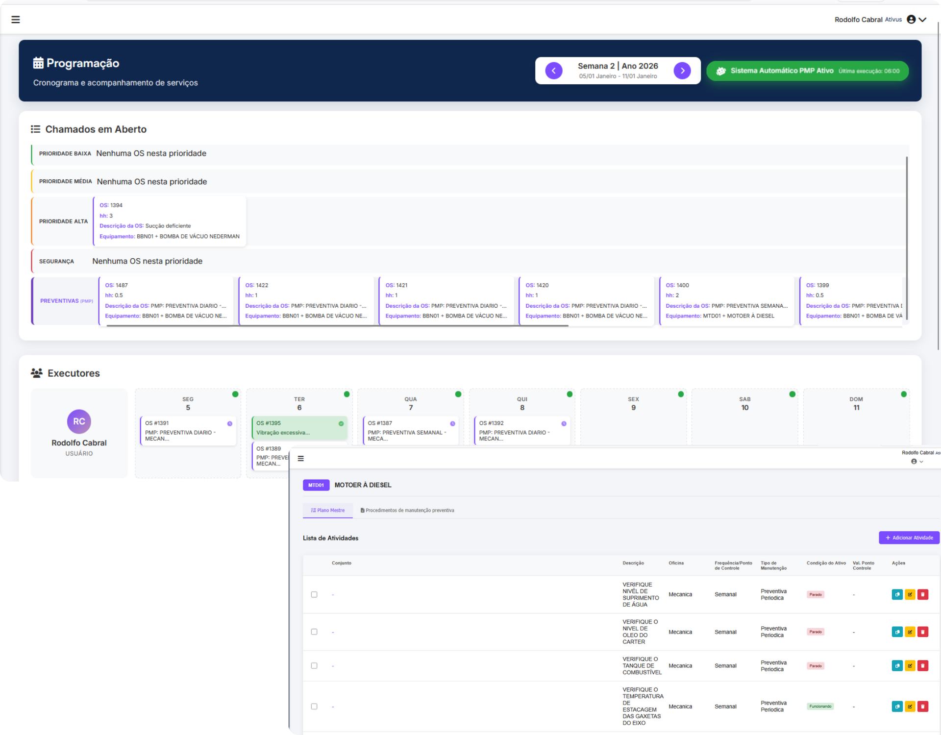 Sistema Ativus Tela 3